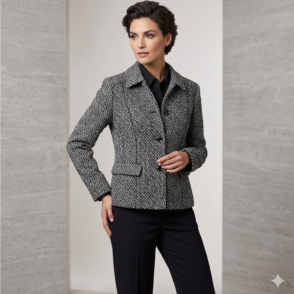 Elegant Premium Vintage Tweed Blazer